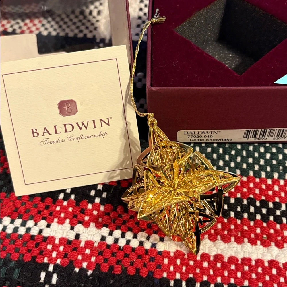 BALDWIN Smithsonian ‘American Legacy Collection’ Celtic Snowflake Ornament